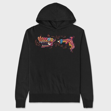 Colorful Creature 43, Unisex Men's Hoodie