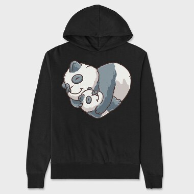 Panda 3, Unisex Men's Hoodie