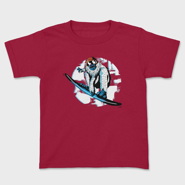 Snowboard Yeti, Детска Тениска