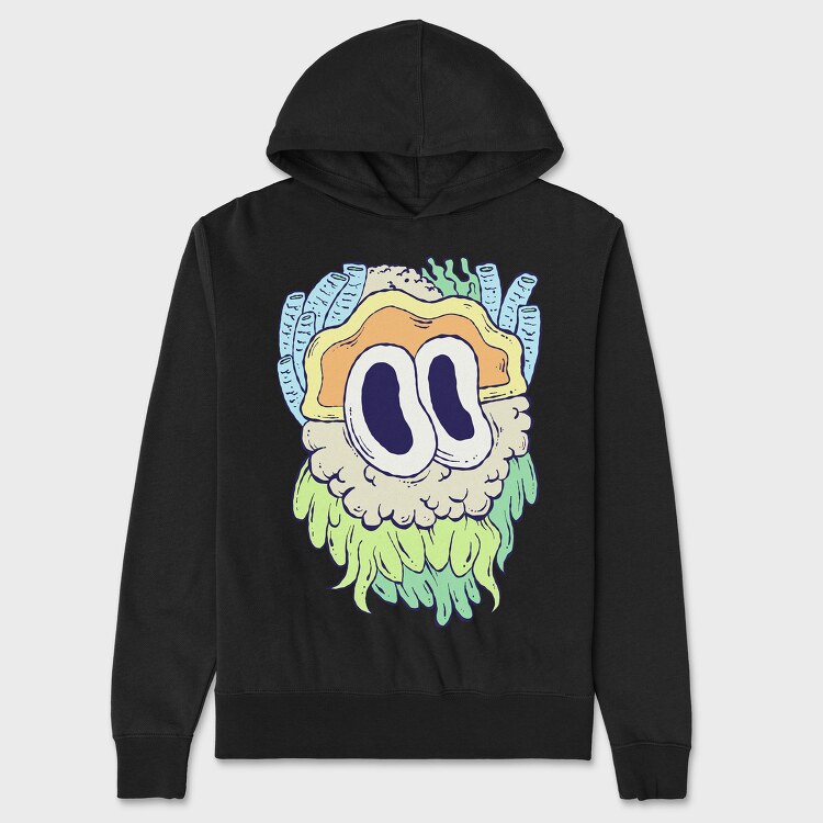 Colorful Creature 6, Unisex Men's Hoodie