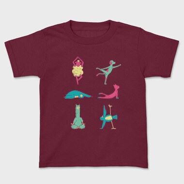 Animals Doing Yoga, Детска Тениска