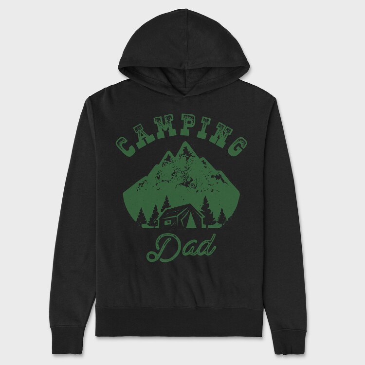 Camping Dad, Unisex Men's Hoodie
