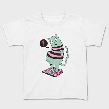 Fat Cat, Kids' T-Shirt