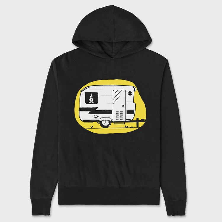 Happy Camper 2, Unisex Men's Hoodie