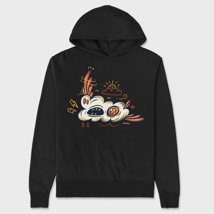 Colorful Creature 7, Unisex Men's Hoodie