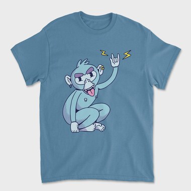 Rock Monkey, Unisex Men's T-Shirt