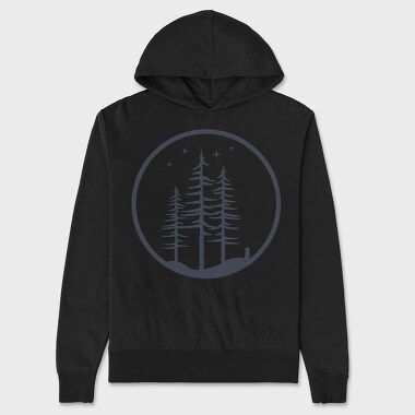 Trees, Unisex Men's Hoodie
