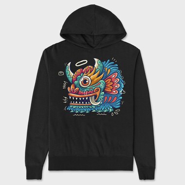 Colorful Creature, Unisex Men's Hoodie