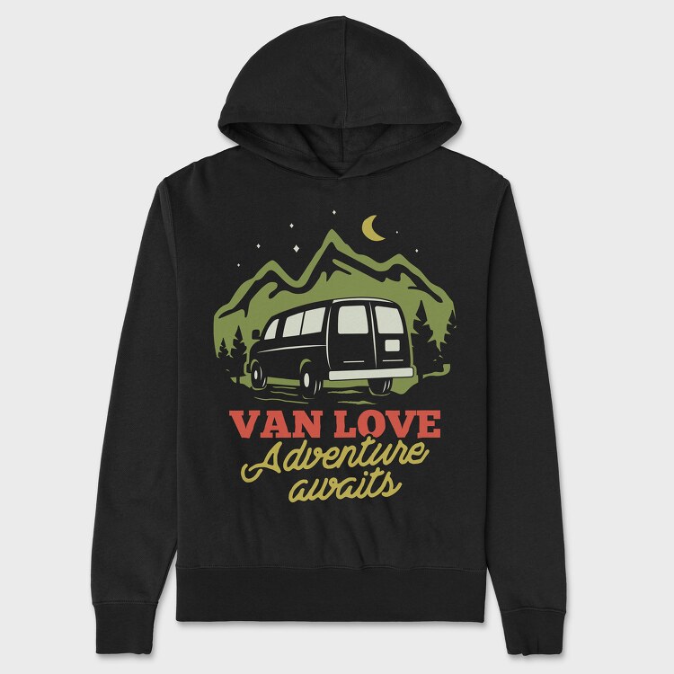 Van Love, Unisex Men's Hoodie