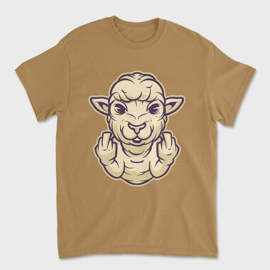 Sheep Finger, Unisex Men's T-Shirt