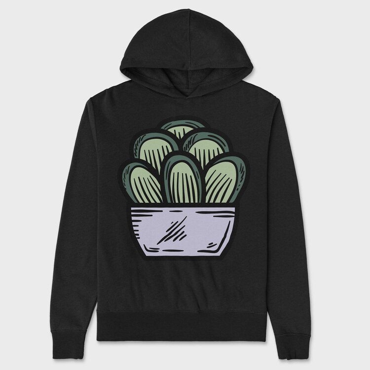 House Plant 13, Unisex Men's Hoodie