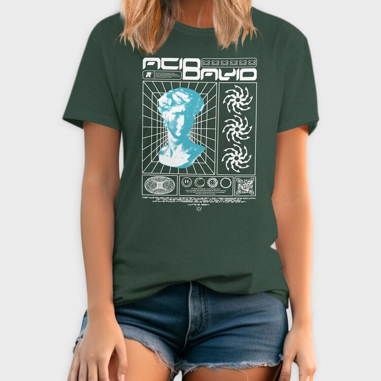 Retro Grizzly Power, Unisex Men's T-Shirt