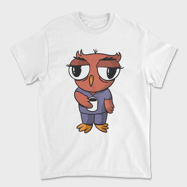 Owl Nurse, Unisex Men's T-Shirt