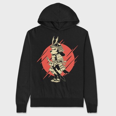 Samurai Dog, Unisex Men's Hoodie