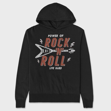 Rock N Roll Color, Unisex Men's Hoodie