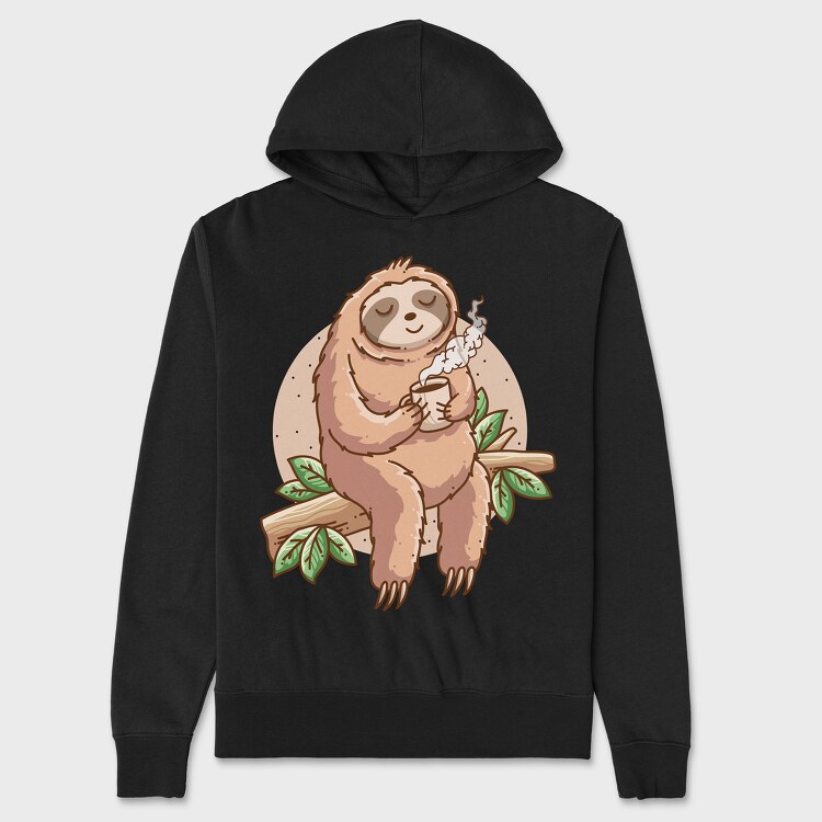 Cute Sloth, Унисекс Мъжко Суичър