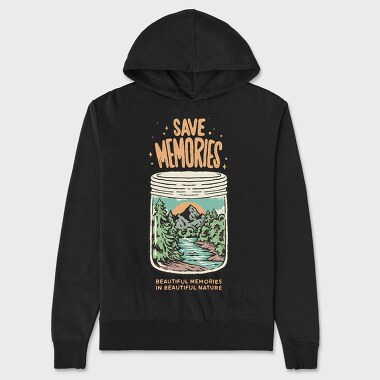 Save Memories Jar, Unisex Men's Hoodie