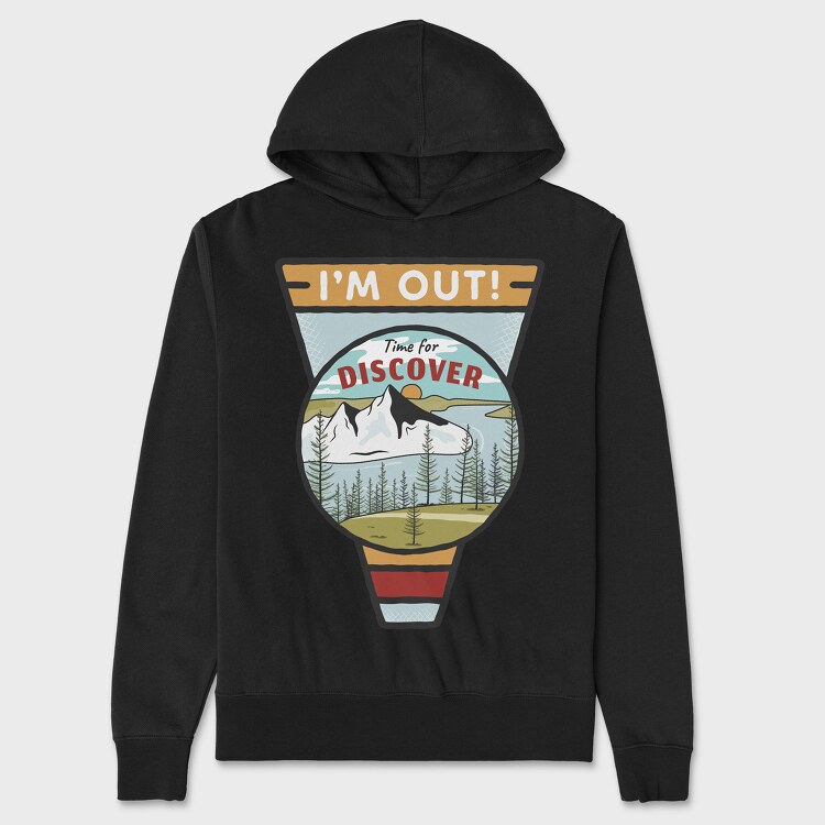 I Am Out, Unisex Men's Hoodie
