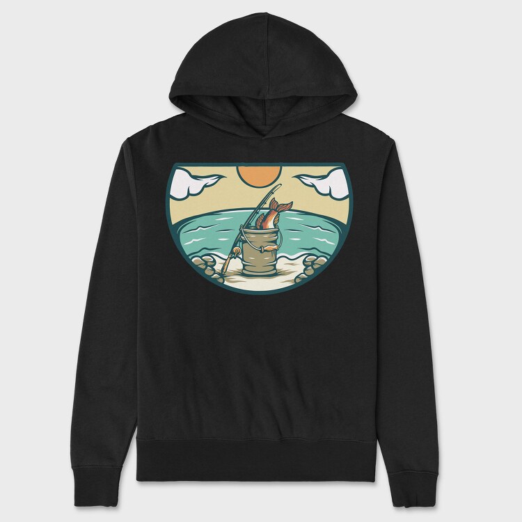 Bass Fishing 4, Unisex Men's Hoodie