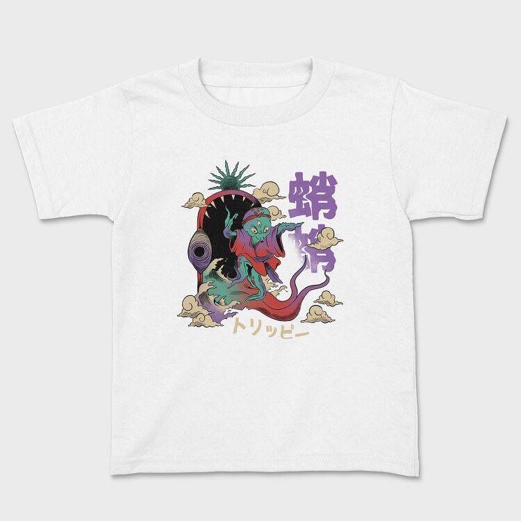 Psychedelic Japanese 07, Kids' T-Shirt