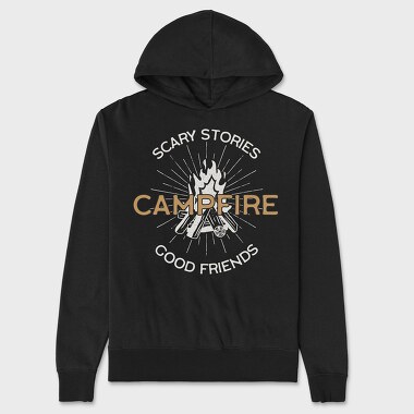 Scary Stories Campfire, Unisex Men's Hoodie