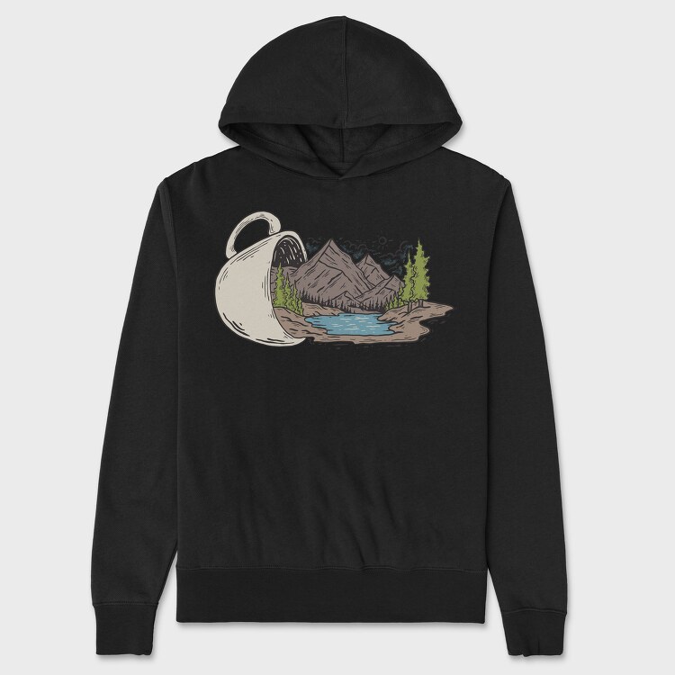 Coffee Landscape, Унисекс Мъжко Суичър