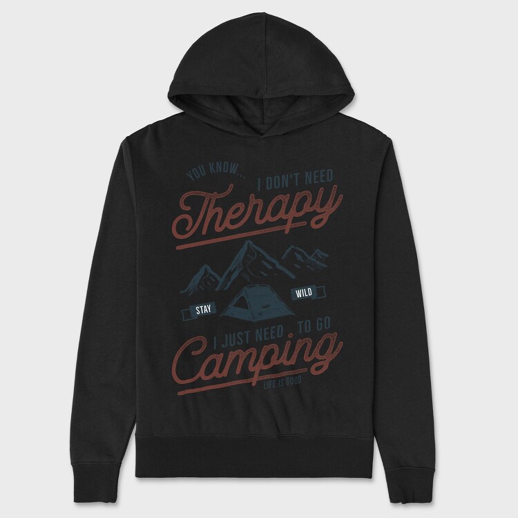 I Just Need to Go Camping, Unisex Men's Hoodie