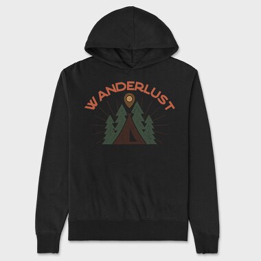 Wanderlust, Unisex Men's Hoodie