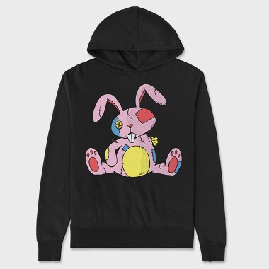 Rustic Rabbit Toy, Unisex Men's Hoodie