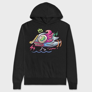Unisex Men's Hoodie, Colorful Creature 12