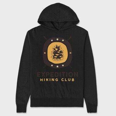 Expedition Hiking Club, Unisex Men's Hoodie
