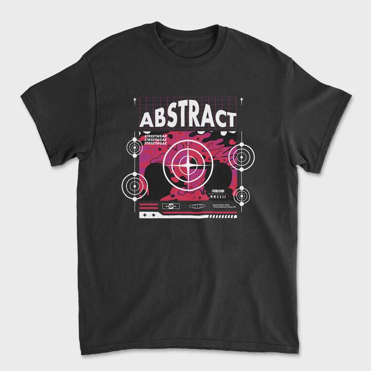 Abstract Streetwear Design, Унисекс Мъжка Тениска