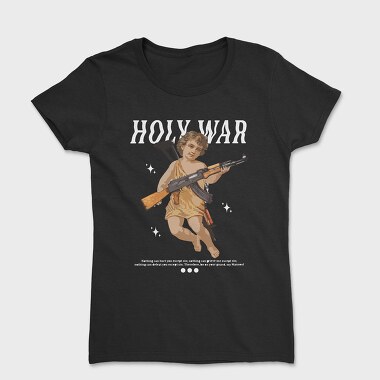 Angel With Gun, Women's T-Shirt