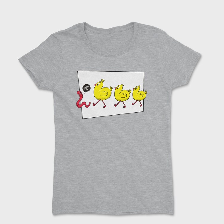Worm Chicks, Women's T-Shirt