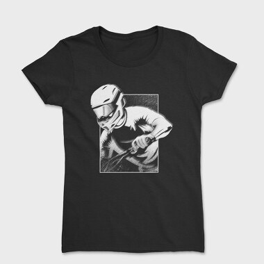 Downhill Biker, Women's T-Shirt