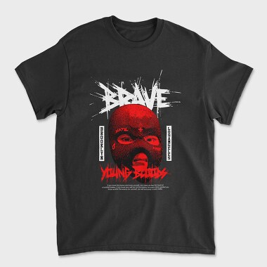 Brave Young, Unisex Men's T-Shirt