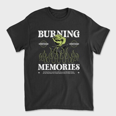 Burning Memories, Unisex Men's T-Shirt