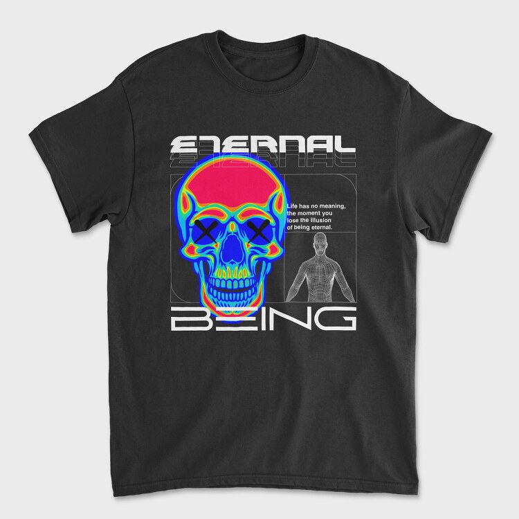 Eternal Skull, Unisex Men's T-Shirt