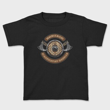 Heritage Scandinavian Warrior, Kids' T-Shirt