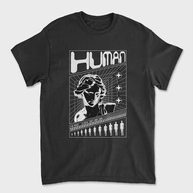 Human, Унисекс Мъжка Тениска