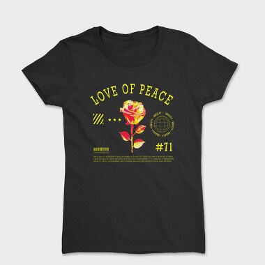 Love of Peace Yellow, Дамска Тениска
