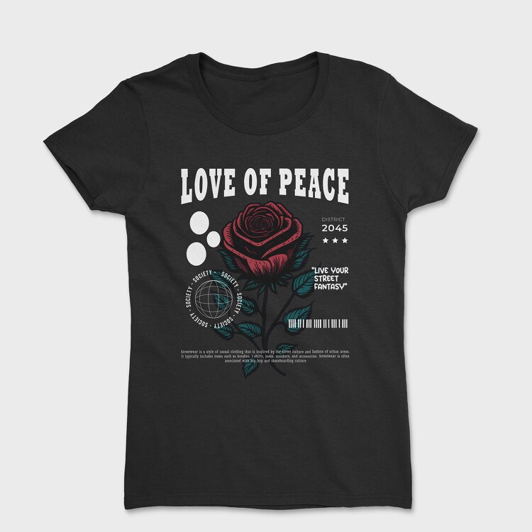 Love of Peace, Women's T-Shirt