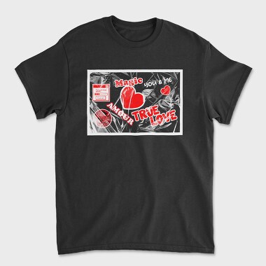 Magic True Love, Unisex Men's T-Shirt