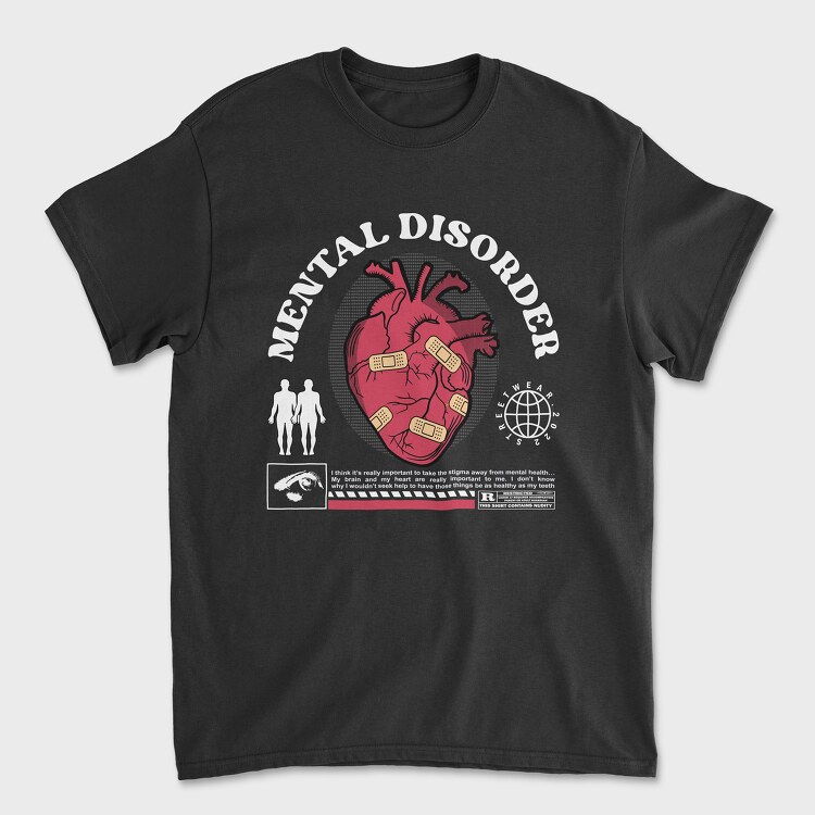 Mental Disorder, Унисекс Мъжка Тениска
