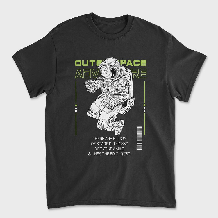 Outer Space Adventure, Unisex Men's T-Shirt
