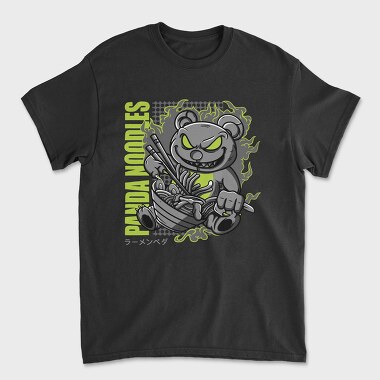 Panda Noodles, Unisex Men's T-Shirt