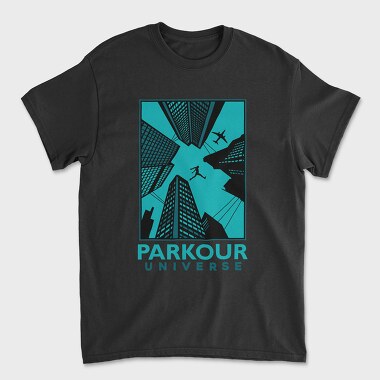Parkour Universe, Unisex Men's T-Shirt