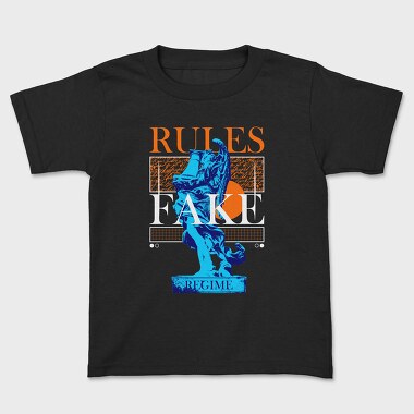 Rules Fake, Kids' T-Shirt