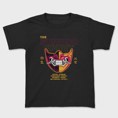 The Bushido Spirit, Kids' T-Shirt