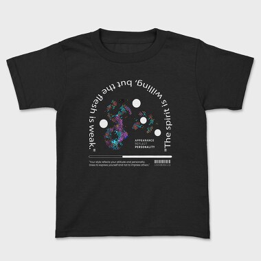 The Spirit Is Willing, Kids' T-Shirt